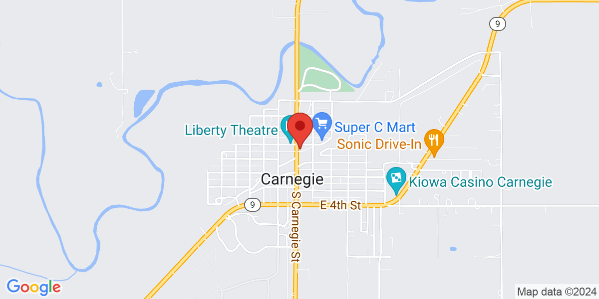 Map of Carnegie Public Library